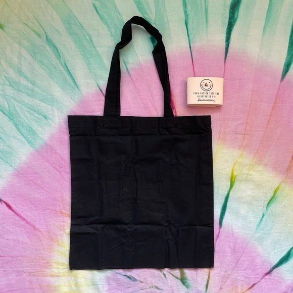 NWT Black Halloween Trick or Treat Tote - Picture 4 of 7